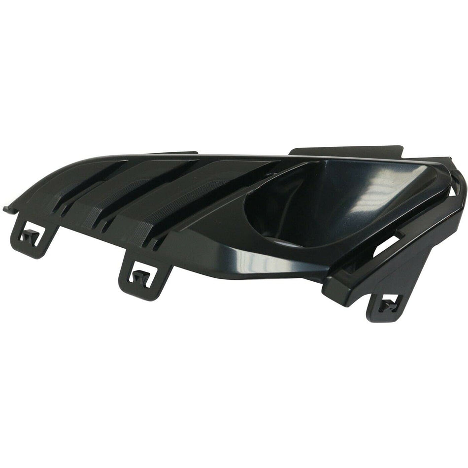 DAT AUTO PARTS Front Right Passenger Side Fog Light Hole Bezel Cover Trim Lamp Molding Bumper Insert Replacement For 2018-2021 GMC Terrain SUV Blac...