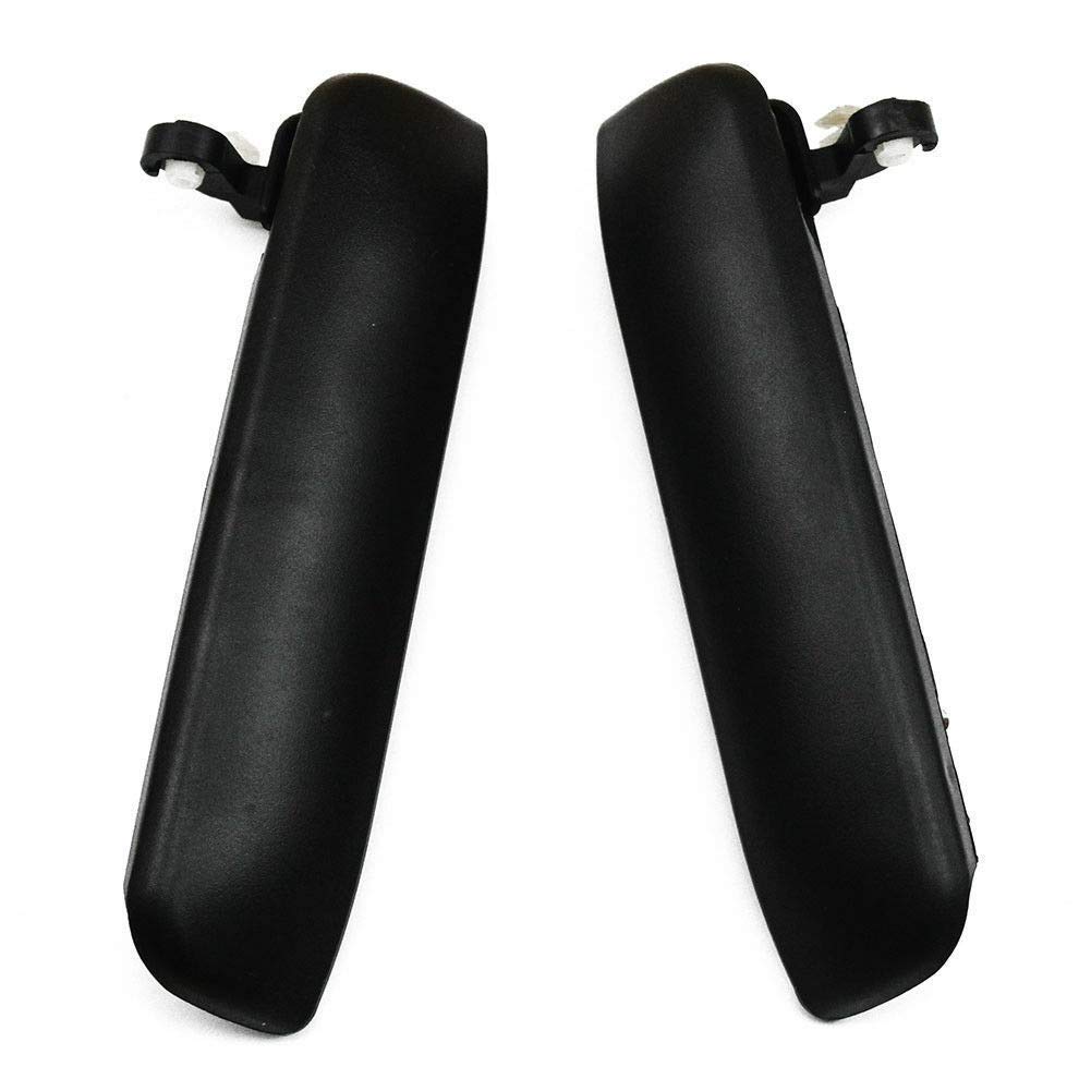 DAT AUTO PARTS Set of 2 Front Left & Right Side Pair Exterior Door Handle Replacement For 87 - 95 Nissan Pathfinder Black Textured NI1311102 NI1310102