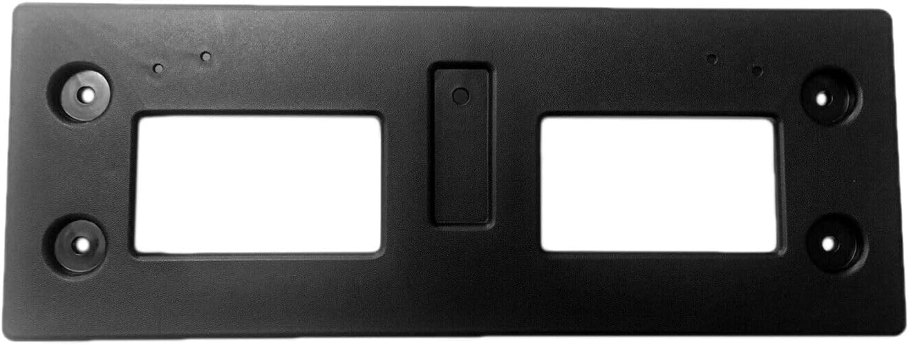 DAT AUTO PARTS Front Bumper License Plate Bracket Frame Cover Tag Holder Replacement for 2017-2019 Kia Soul Except EV Models Black Textured Plastic...