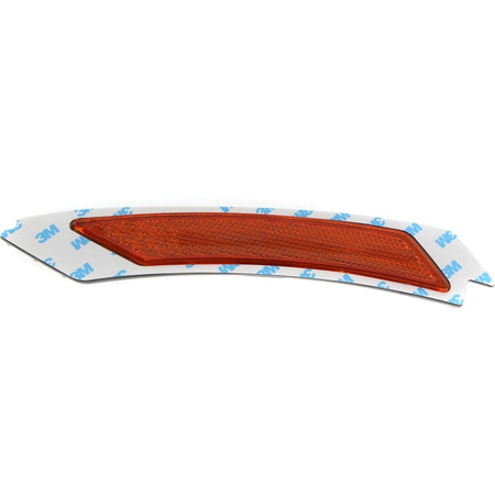 DAT AUTO PARTS Front Left Driver Side Bumper Reflector, Fits 2006-2012 BMW 3 Series Sedan & 2006-2011 Wagon Models, Plastic Orange Amber Lens, BM10...