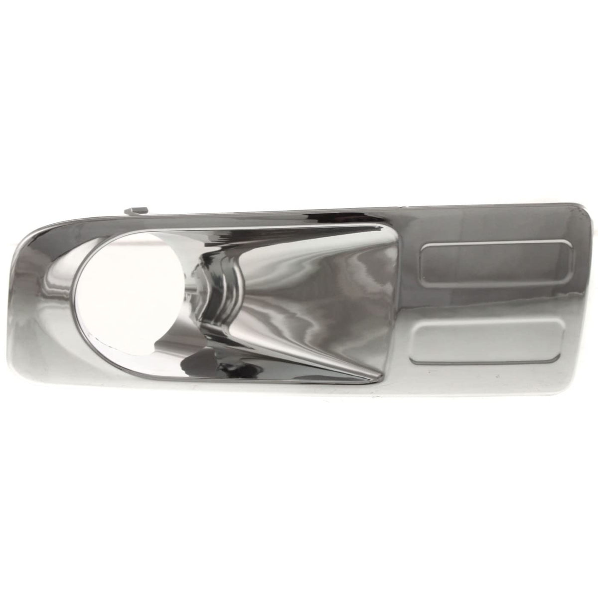 DAT AUTO PARTS Front Left Driver Side Fog Light Bezel Cover Trim Molding Bumper Insert Replacement For 2006-2009 Ford Fusion Silver Chrome Smooth P...