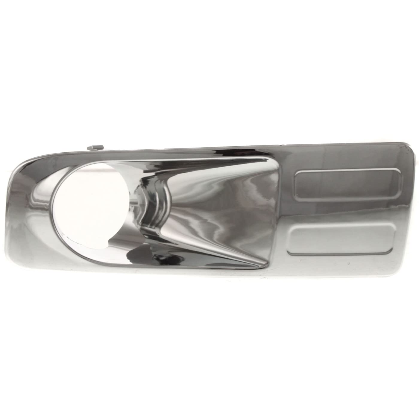 DAT AUTO PARTS Front Left Driver Side Fog Light Bezel Cover Trim Molding Bumper Insert Replacement For 2006-2009 Ford Fusion Silver Chrome Smooth P...
