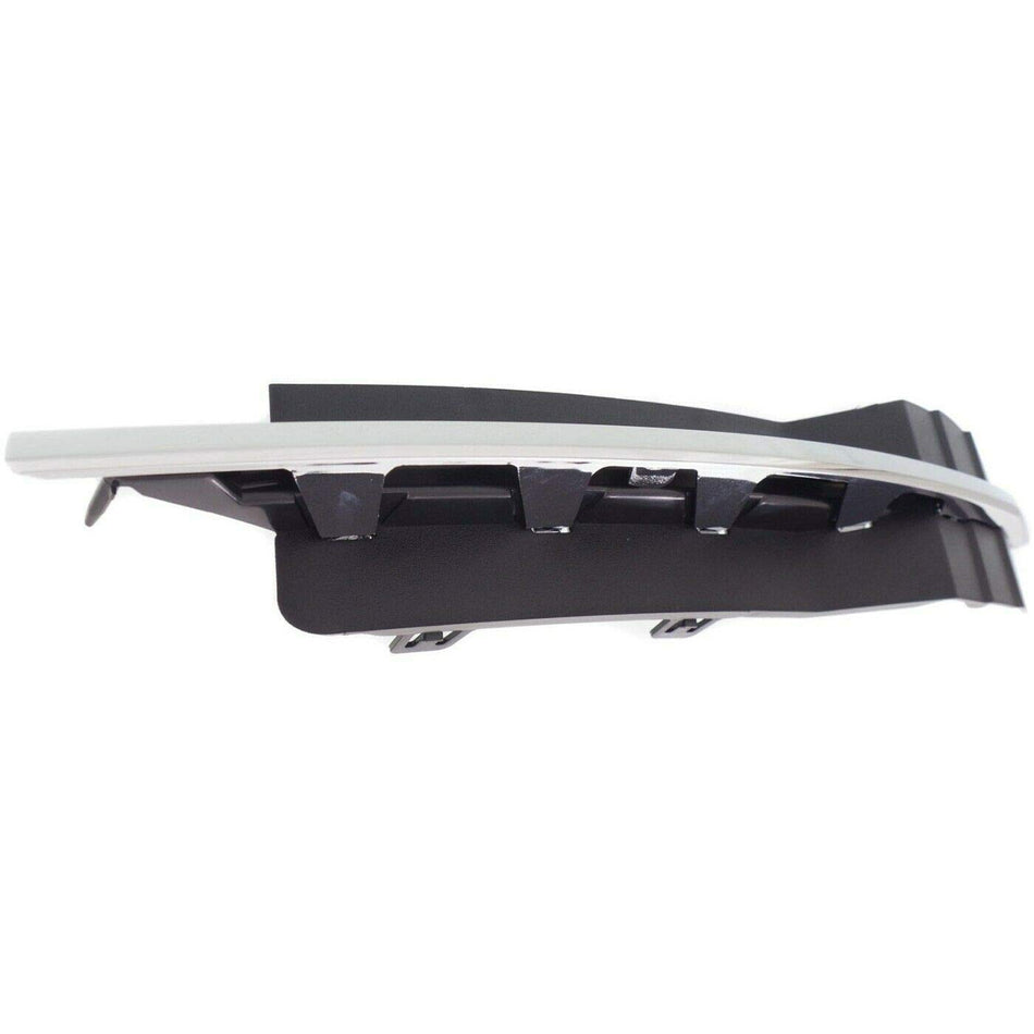 DAT AUTO PARTS Front Left Driver Side Fog Light Cover Lamp Hole Grille Molding Bumper Insert Replacement For 2008-2012 Chevrolet Malibu Black Textu...