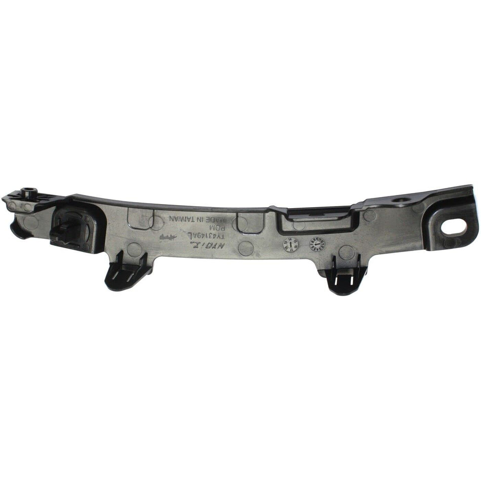 DAT AUTO PARTS Front Left Driver Side Bumper Cover Support Bracket Retainer Replacement For 2014 - 2019 Toyota Highlander Black Smooth TO1032119 52...