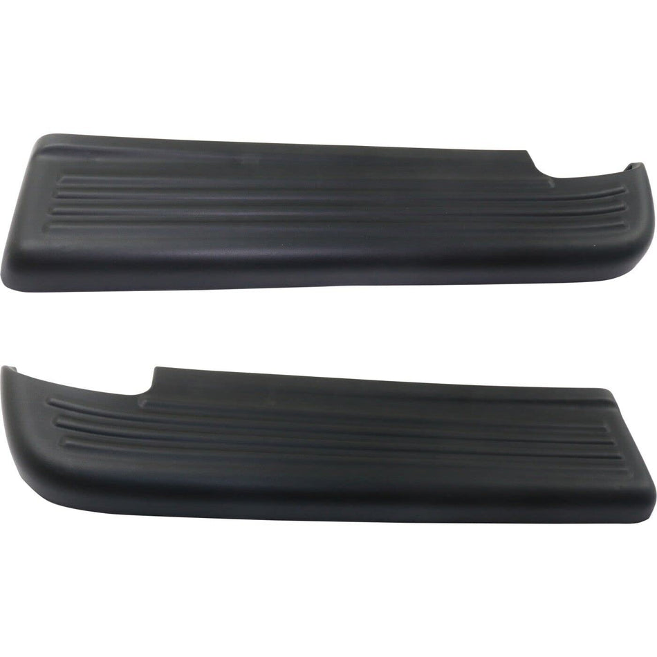 DAT AUTO PARTS Rear Right Passenger & Left Driver Side Set Of 2 Bumper Step Pad Molding Replacement For 1994 - 1999 Ram 1500 Black Textured CH11911...
