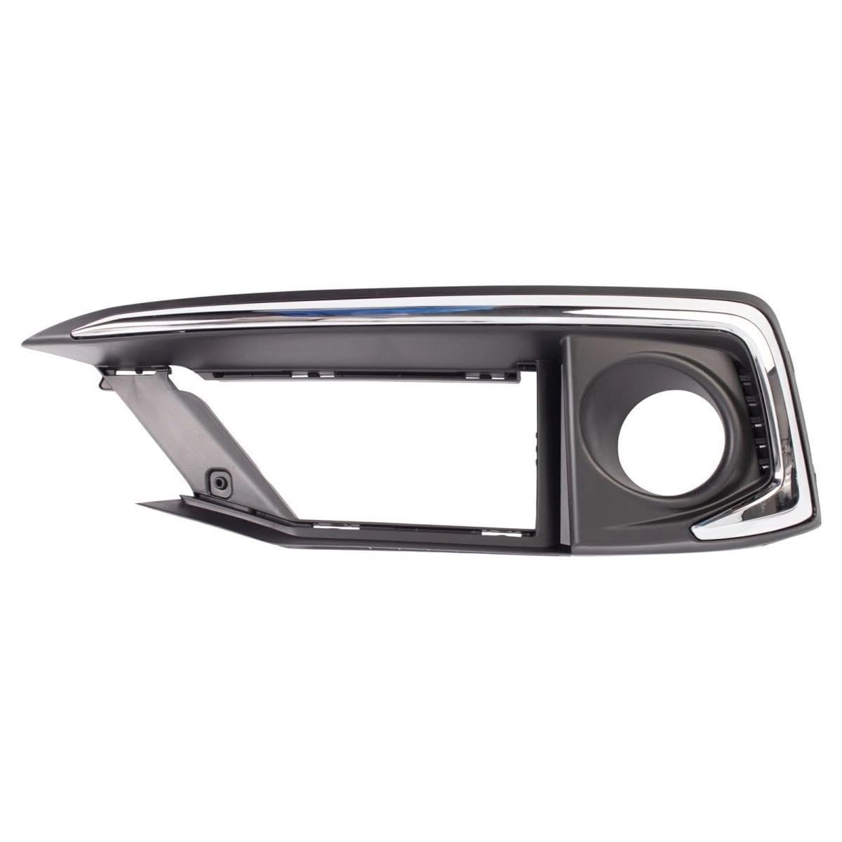 DAT AUTO PARTS Front Left Driver Side Fog Light Bezel Lamp Hole Cover Bumper Insert Replacement for 2019-2021 Honda Civic EX & Touring Black Textur...