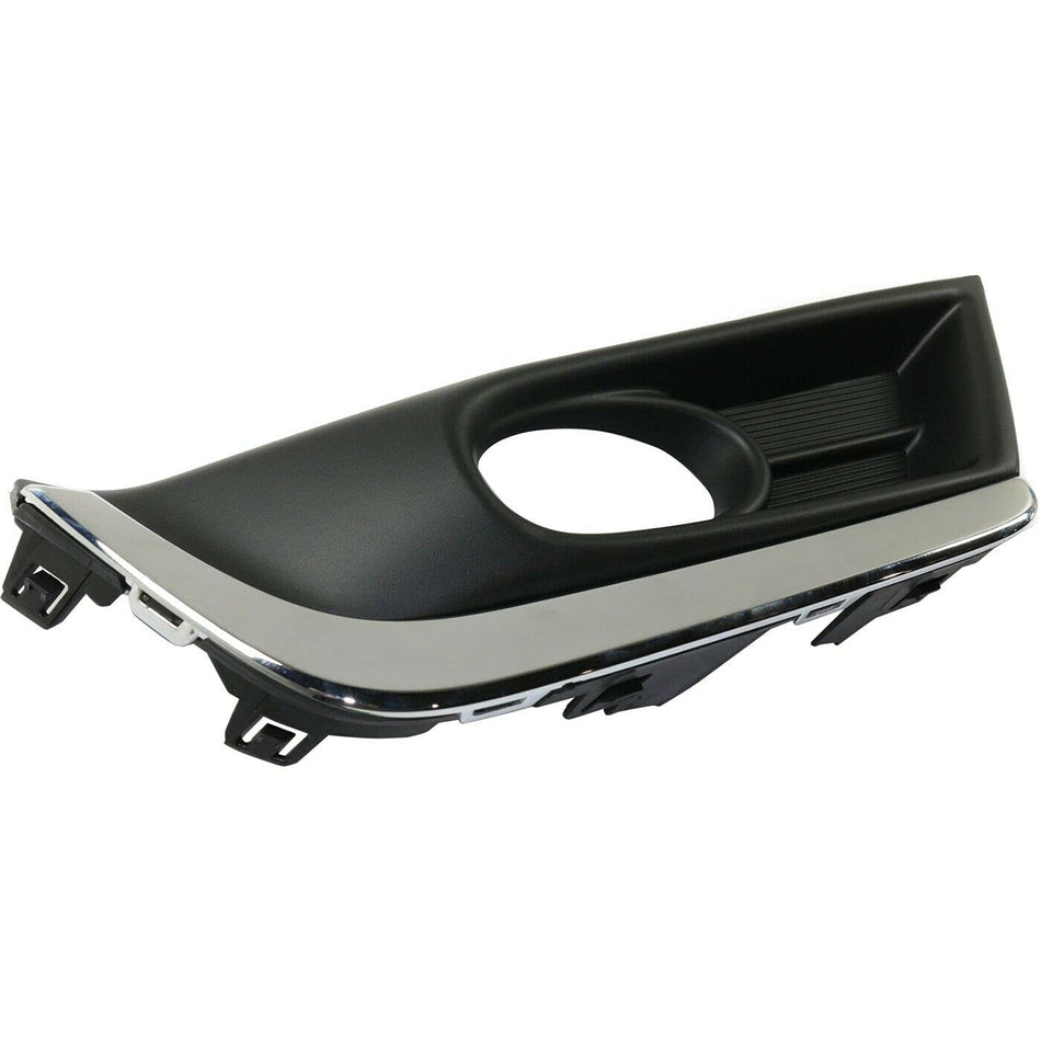 DAT AUTO PARTS Front Right Passenger Side Fog Light Bezel Lamp Hole Cover Molding Bumper Insert Replacement for 2017 2018 2019 Honda CRV Black Text...