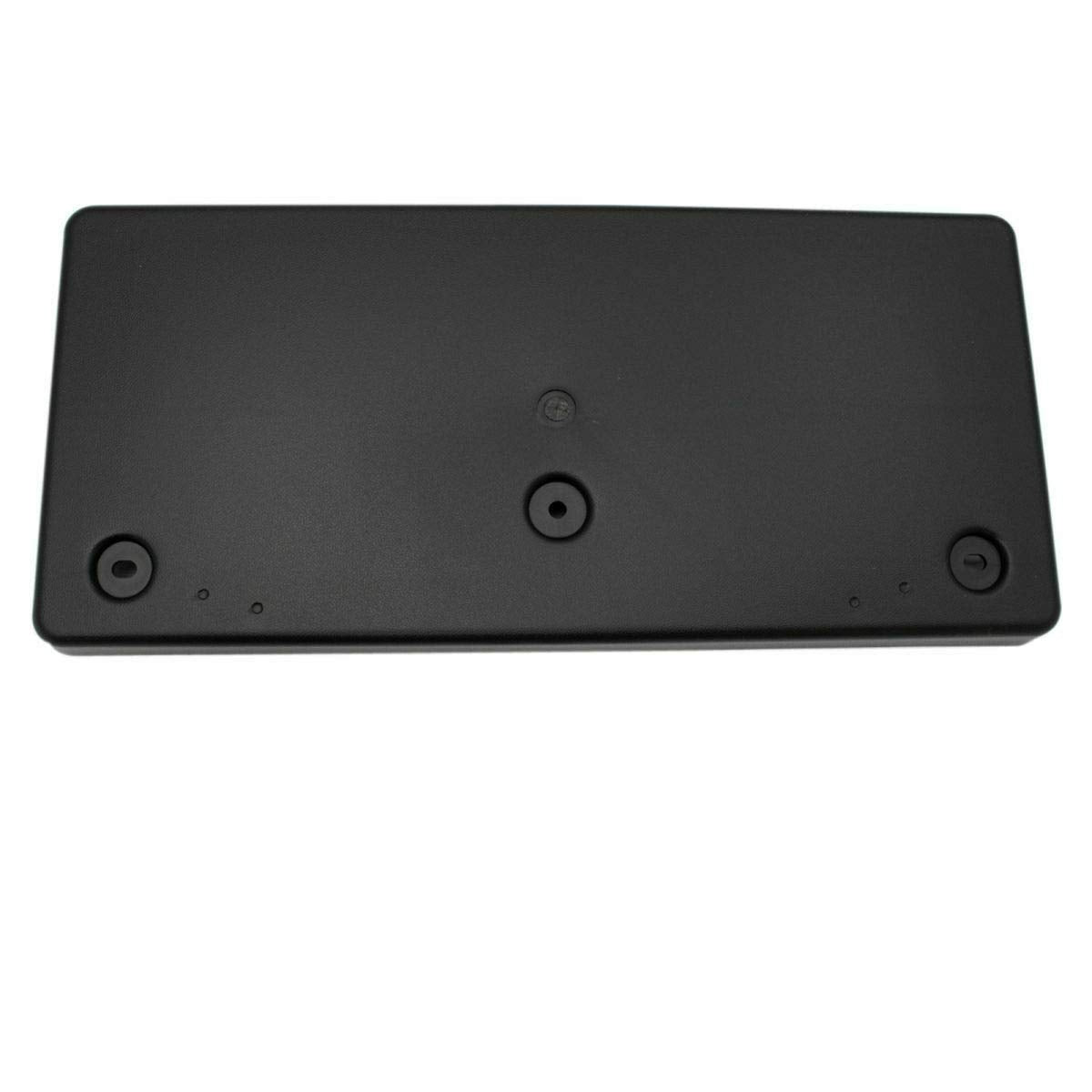 DAT AUTO PARTS Front Bumper License Plate Frame Mounting Bracket Tag Holder Replacement for 2019-2021 Hyundai Tucson Black Textured Plastic HY10681...