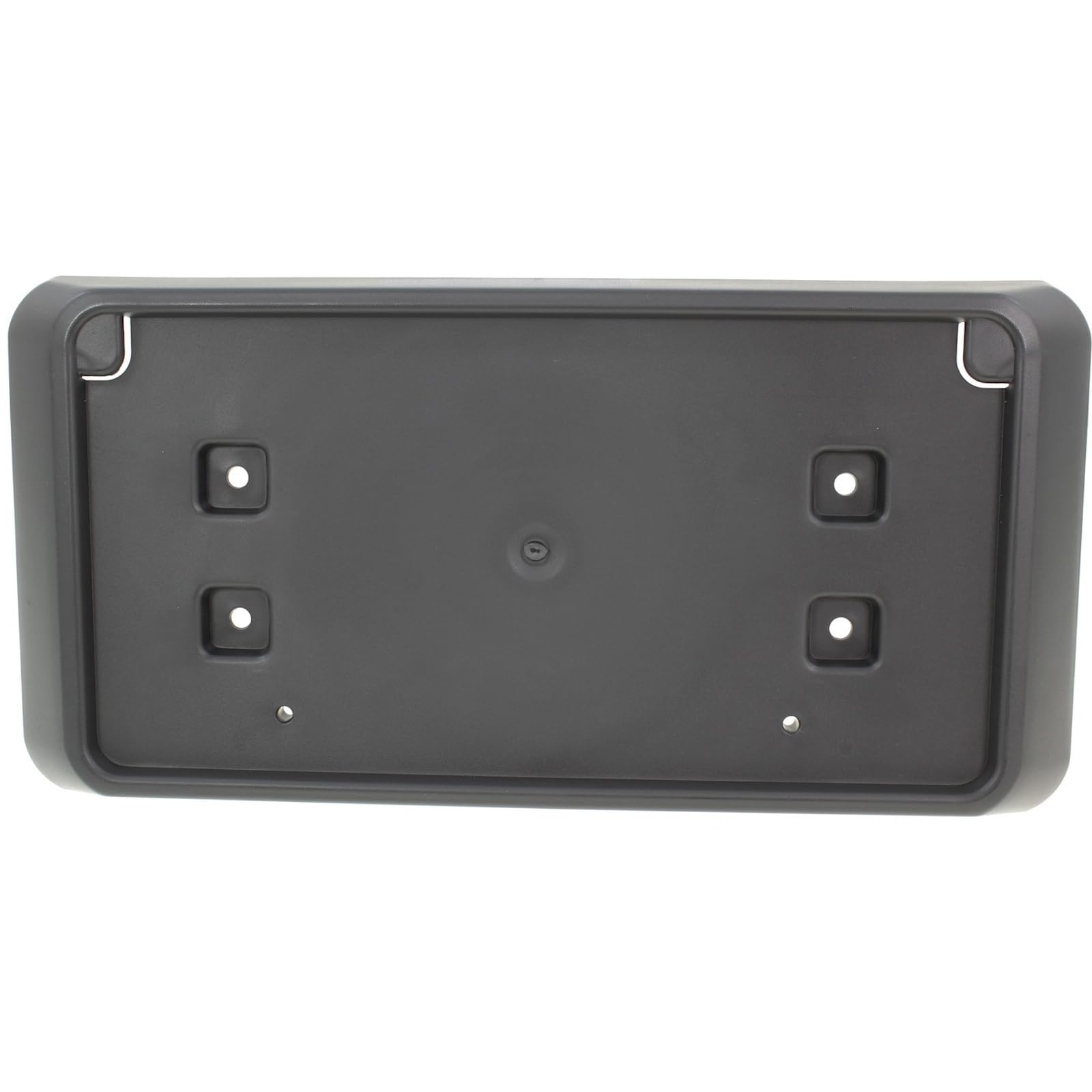 DAT AUTO PARTS Front License Plate Bracket Tag Holder, Fits 2013–2017 Jeep Wrangler & 2018 Jeep Wrangler JK Models, Black PP Plastic Textured Finis...