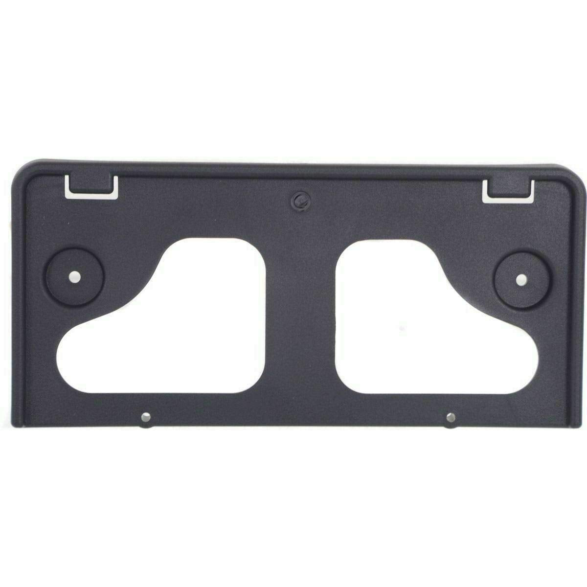 DAT AUTO PARTS Front Bumper License Plate Frame Tag Mounting Bracket Holder Replacement for 2015-2018 Ford Edge Black Textured Plastic FO1068155 FT...