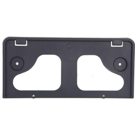 DAT AUTO PARTS Front Bumper License Plate Frame Tag Mounting Bracket Holder Replacement for 2015-2018 Ford Edge Black Textured Plastic FO1068155 FT...