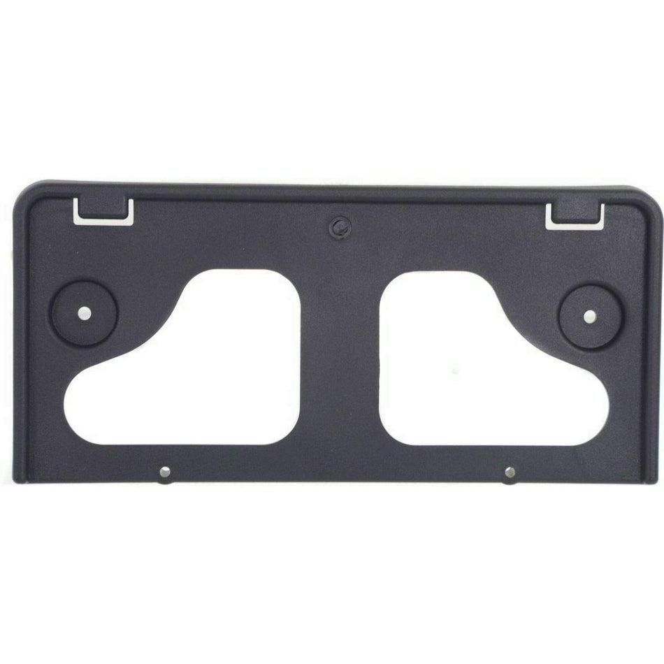 DAT AUTO PARTS Front Bumper License Plate Frame Tag Mounting Bracket Holder Replacement for 2015-2018 Ford Edge Black Textured Plastic FO1068155 FT...
