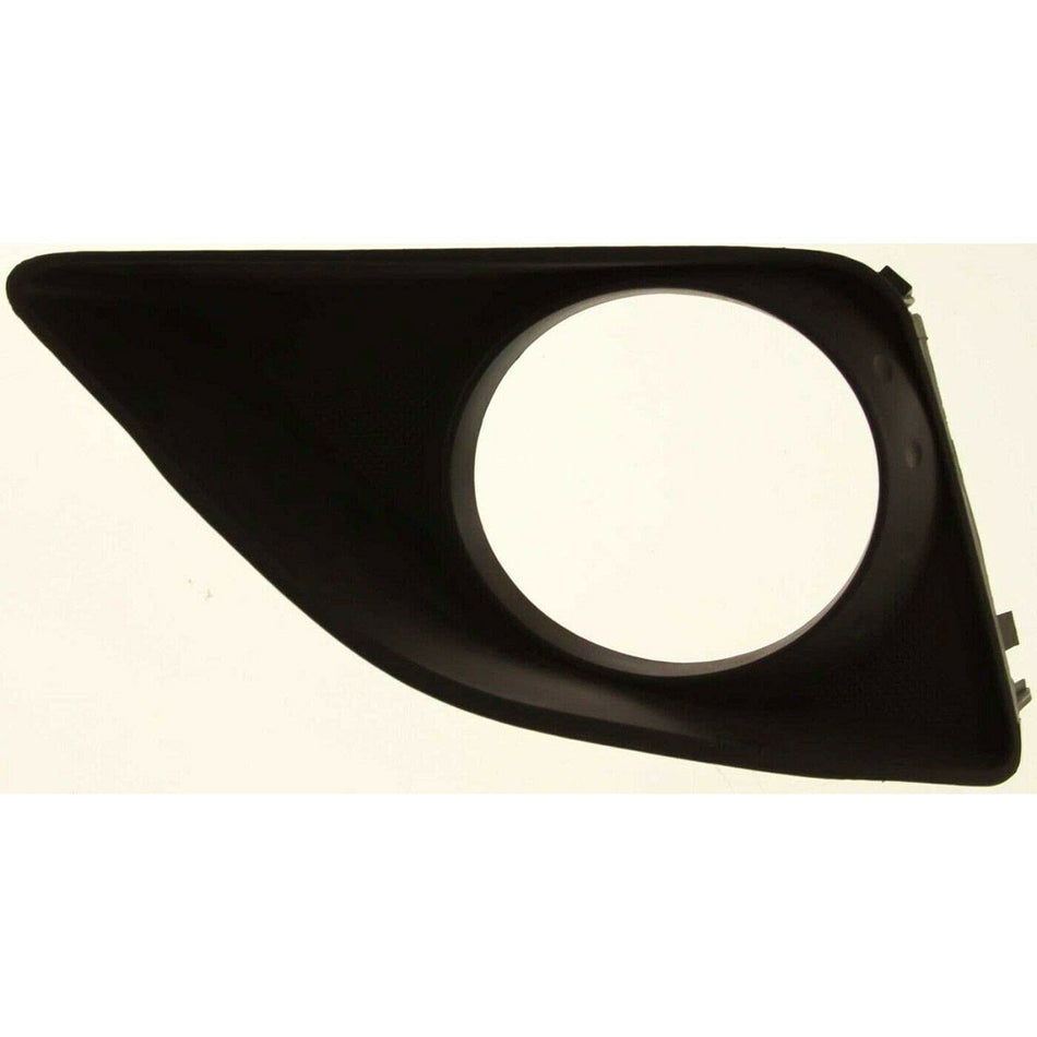 DAT AUTO PARTS Front Right Passenger Side Bumper Insert Fog Light Bezel Molding Cover Grille Replacement For 2009 2010 Toyota Corolla Black Texture...