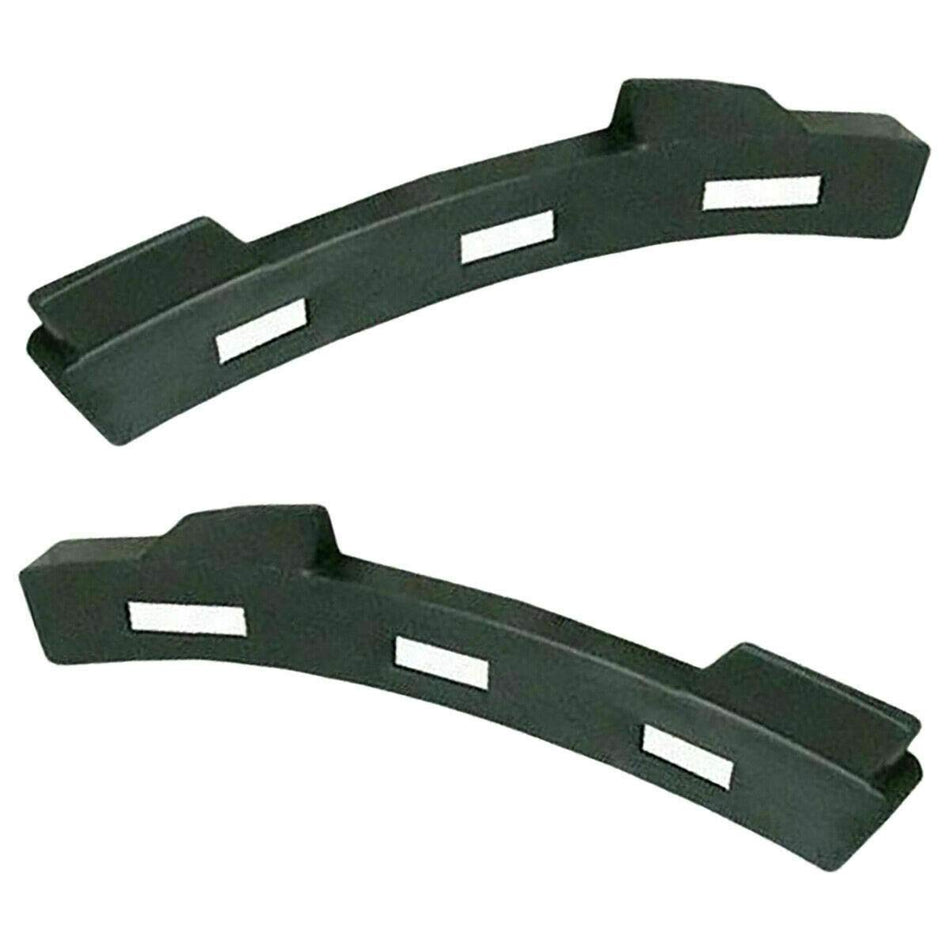 DAT AUTO PARTS Front Left Driver & Right Passenger Side Bumper Cover Bracket Support Set Of 2 Replacement For 2012 - 2017 Hyundai Accent Black Text...