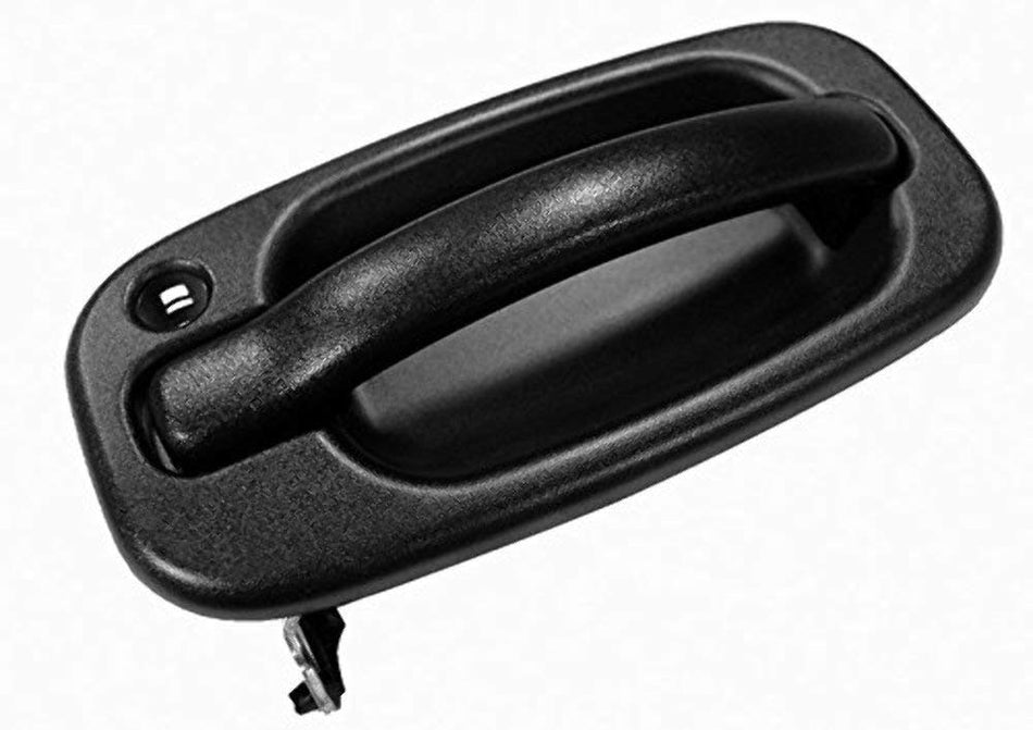 Front Driver and Passenger Side Door Handle Fits 1999-2007 Chevy Silverado Suburban Tahoe GMC Sierra Black Textured GM1310129 GM1311129