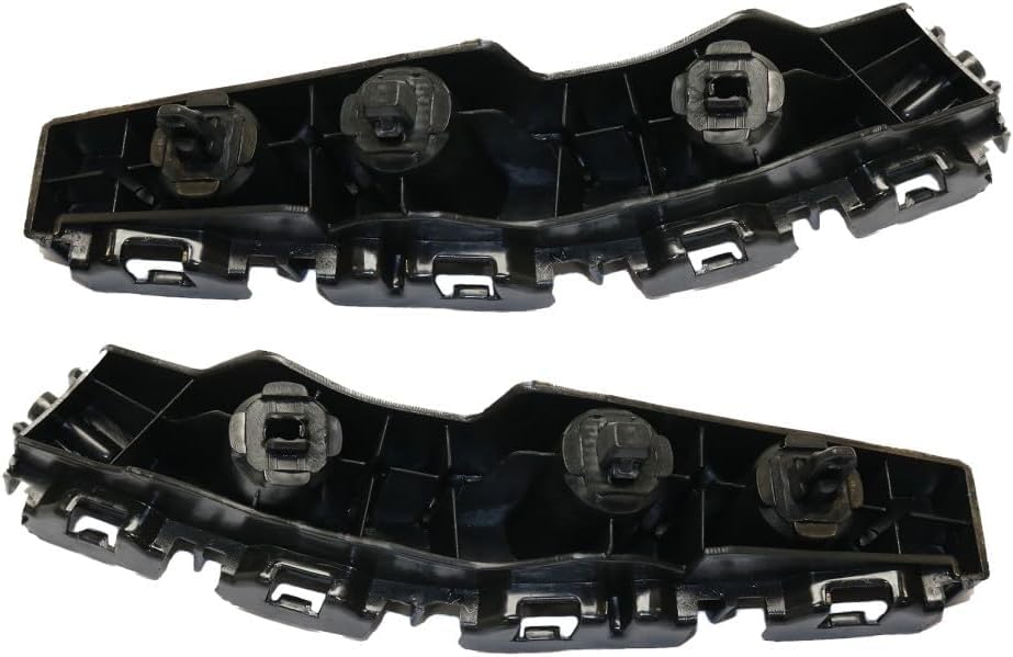 DAT AUTO PARTS Left Driver and Right Passenger Front Bumper Cover Support Rail Stiffner Bracket Set of 2 Replacement For 2011-2017 Jeep Compass Bla...