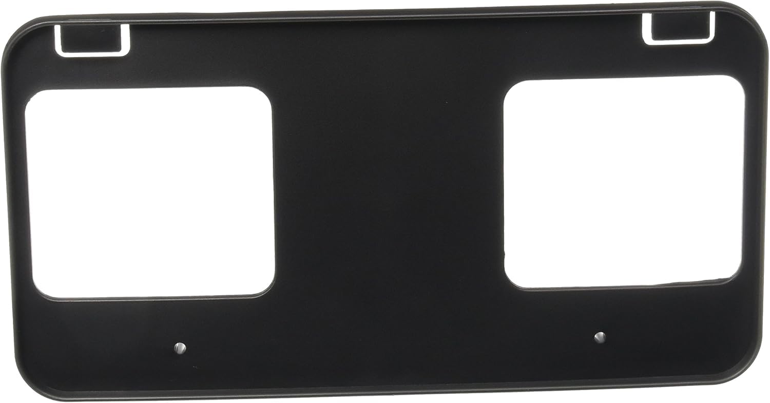 Front Bumper License Plate Frame Tag Mounting Bracket Holder Replacement For 1999-2004 Ford F150 Pickup Truck Light Duty Crew Cab Models Black Text...