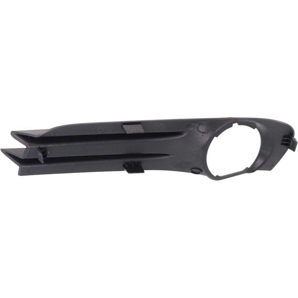 DAT AUTO PARTS Front Left Driver Side Bumper Fog Light Cover Bezel Trim Insert Replacement For 2011-2016 Chrysler Town and Country Black Textured P...