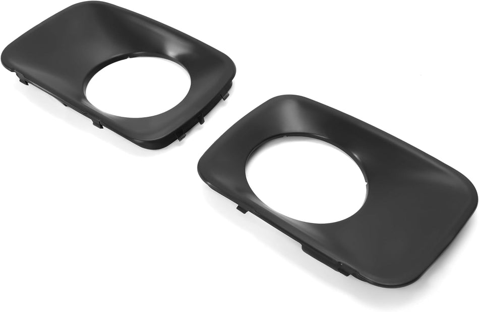 DAT AUTO PARTS Front Left Driver & Right Passenger Set Of 2 Fog Light Cover Bezel Trim Lamp Hole Bumper Insert Pair Replacement For 2009 2010 2011 ...