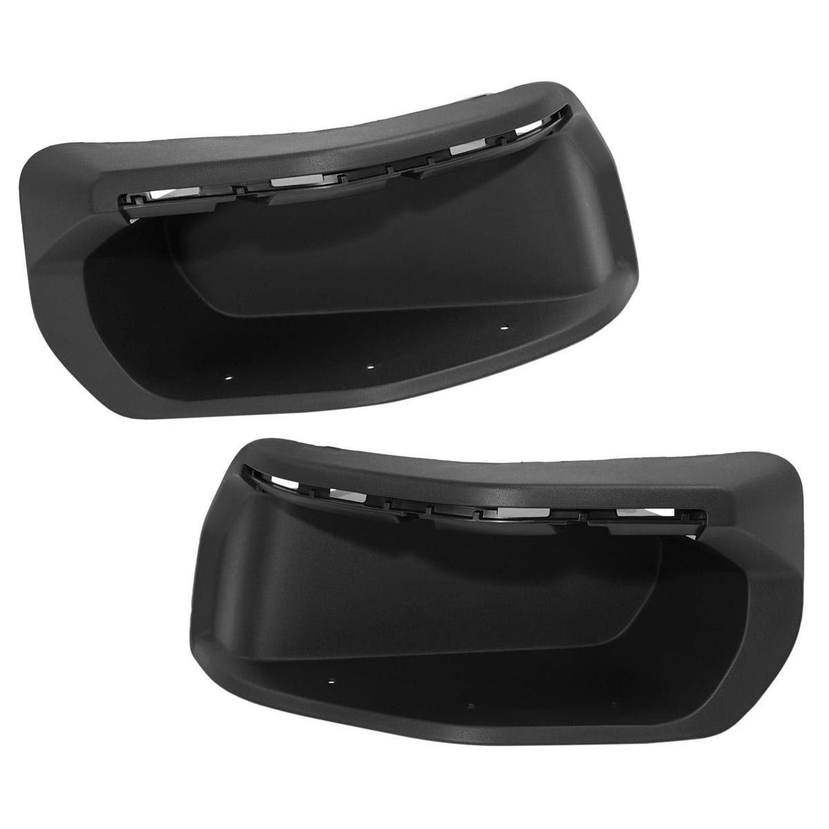 Rear Left & Right PAIR, Bumper End Step Pad Insert, For 2019–2026 Chevy Silverado 1500 LD Limited 2500HD 3500HD & GMC Sierra 1500 Limited 2500HD 35...