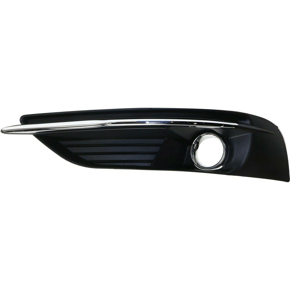 DAT AUTO PARTS Front Left Driver Side Fog Light Cover Bezel Trim Insert Replacement for 2011-2014 Chrysler 200 Sedan and Convertible Black Textured...