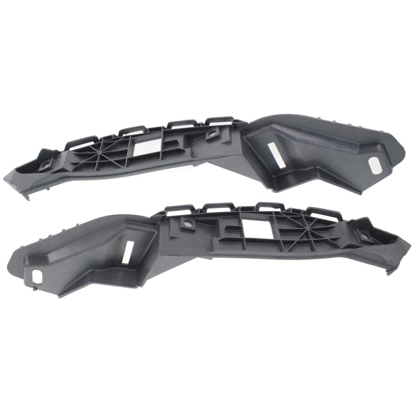Front Left Driver & Right Passenger Set Of 2 Bumper Cover Support Bracket Mounting Retainer Pair Reinforcement Brace Replacement For 2008-2011 Ford...