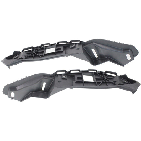 Front Left Driver & Right Passenger Set Of 2 Bumper Cover Support Bracket Mounting Retainer Pair Reinforcement Brace Replacement For 2008-2011 Ford...