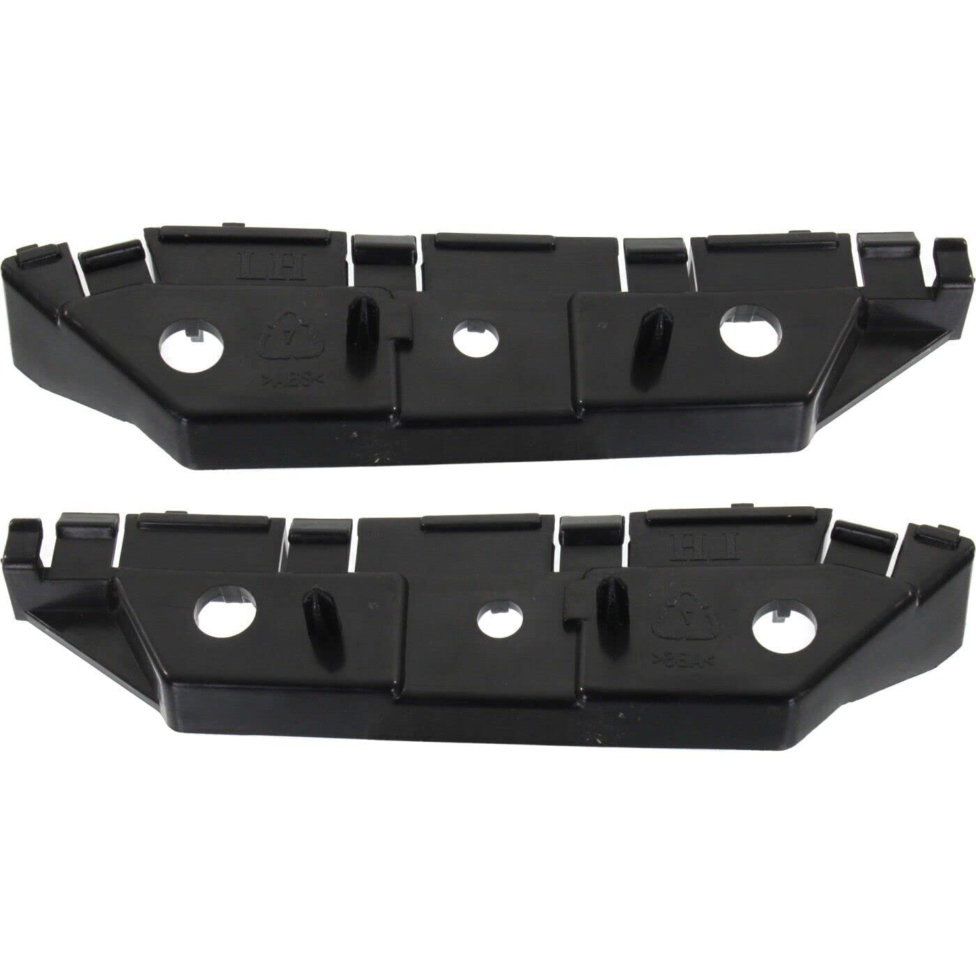 Front Left Driver & Right Passenger Set Of 2 Bumper Cover Support Bracket Mount Retainer Pair Replacement For 2013-2016 Ford Fusion Includes Energi...