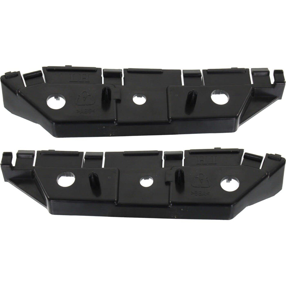 Front Left Driver & Right Passenger Set Of 2 Bumper Cover Support Bracket Mount Retainer Pair Replacement For 2013-2016 Ford Fusion Includes Energi...