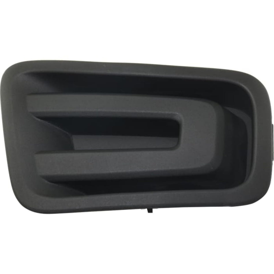 Front Left & Right Side, PAIR, Bumper Cover Molding Bezel, Fits 2017-2019 Nissan Titan & 2016-2019 Titan XD Pickup Models, Black PP Plastic Texture...