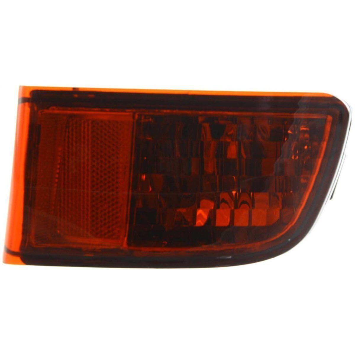 DAT AUTO PARTS Rear Right Passenger Side Back Bumper Cover Reflector Lamp Marker Light Insert Replacement For 2003-2005 Toyota 4Runner Red Plastic ...