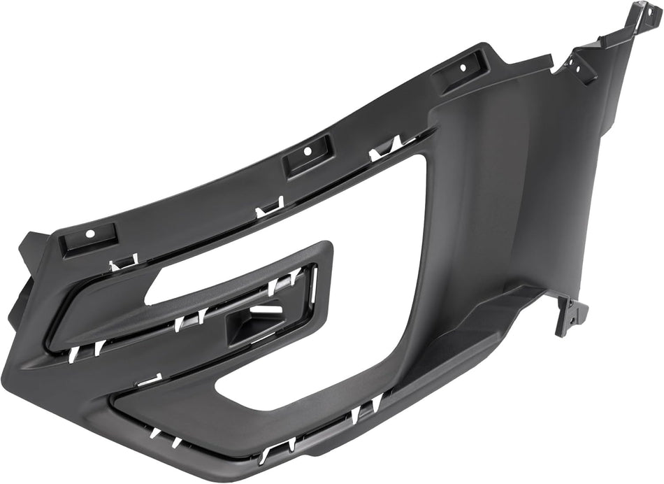 DAT AUTO PARTS Front Left Driver Side Fog Light Hole Bezel Cover Trim Molding Bumper Insert Replacement For 2016-2019 Ford Explorer Black Textured ...