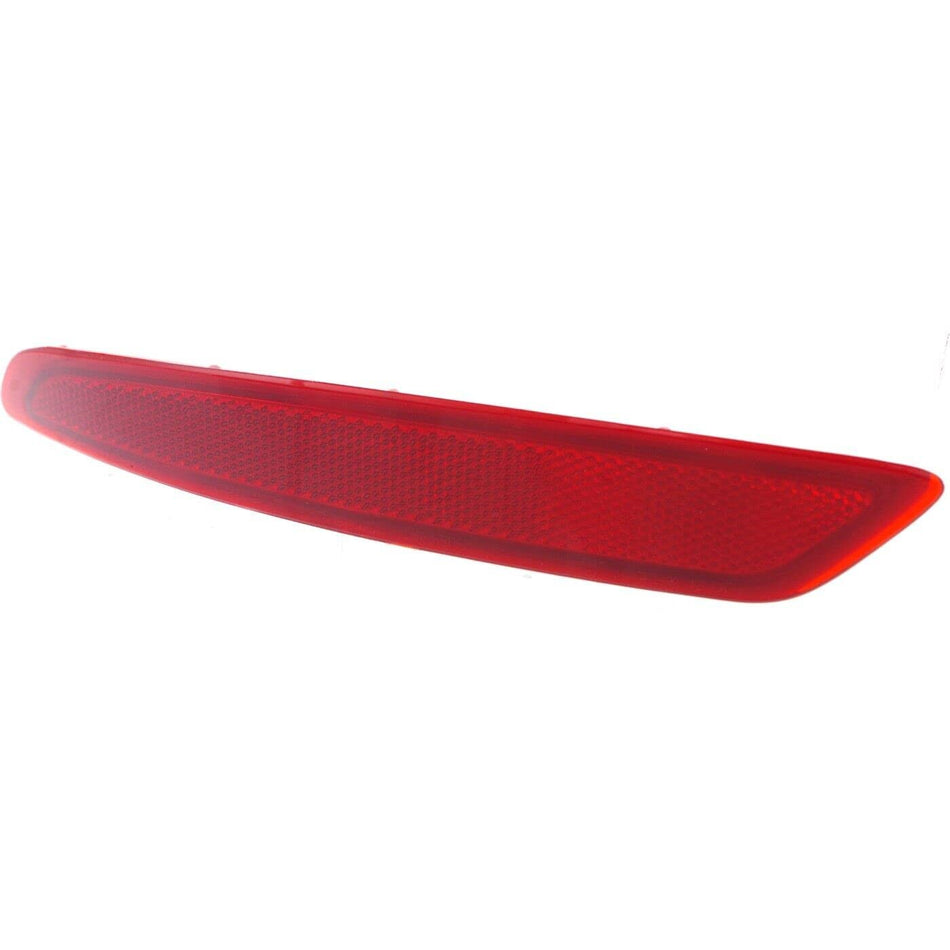 Rear Driver Side Bumper Reflector Fits 2014-2019 Ford Fiesta Red Lens FO1184108