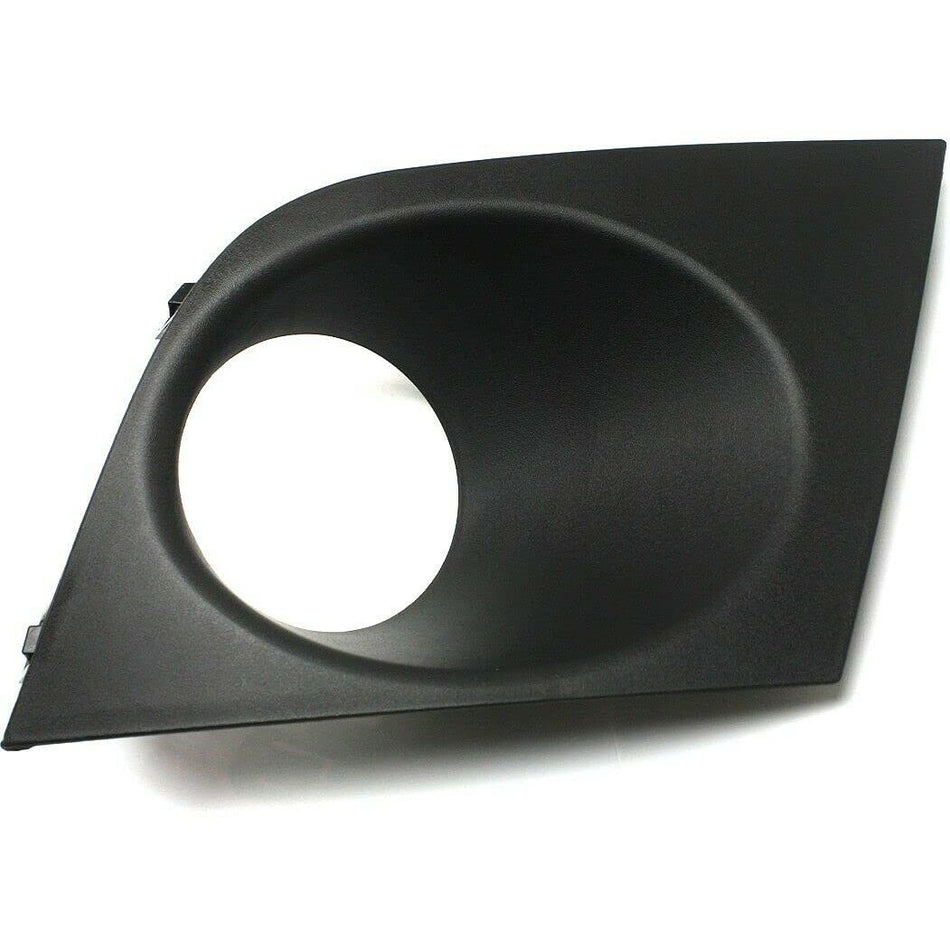 DAT AUTO PARTS Front Left Driver Side Bumper Insert Fog Light Bezel Molding Cover Grille Trim Replacement for 2007-2012 Nissan Versa Black Textured...