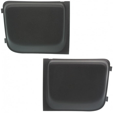 DAT AUTO PARTS Front Left Driver & Right Passenger Side Set Tow Hook Bezel Cover Trim Molding Insert Pair Replacement For 2015-2018 Jeep Renegade B...