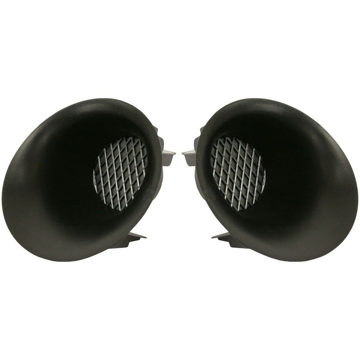 DAT AUTO PARTS Front Right Passenger And Left Driver Side Bumper Fog Light Lamp Hole Cover Grille Trim Set Of 2 Replacement For 2005-2011 Toyota Ta...