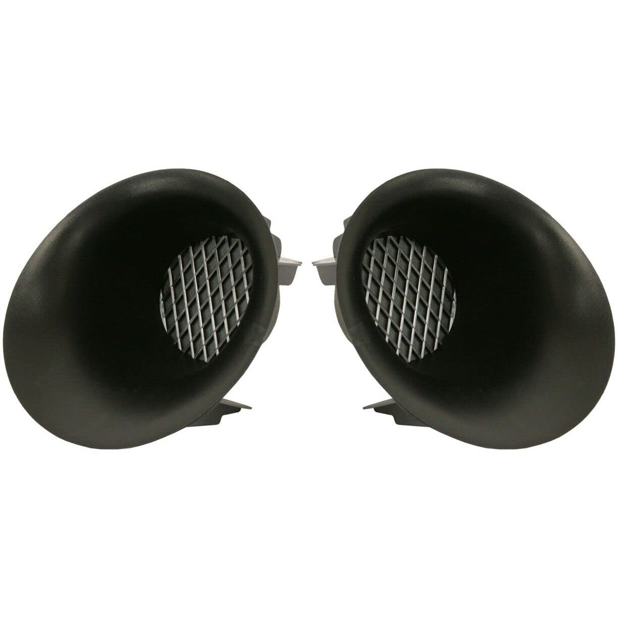 DAT AUTO PARTS Front Right Passenger And Left Driver Side Bumper Fog Light Lamp Hole Cover Grille Trim Set Of 2 Replacement For 2005-2011 Toyota Ta...