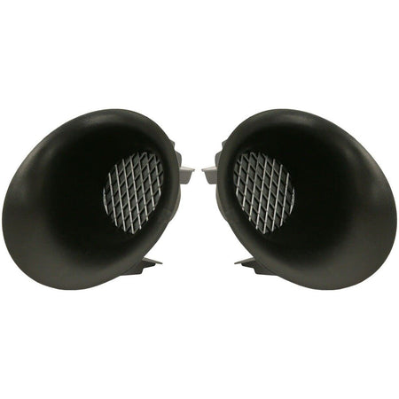 DAT AUTO PARTS Front Right Passenger And Left Driver Side Bumper Fog Light Lamp Hole Cover Grille Trim Set Of 2 Replacement For 2005-2011 Toyota Ta...