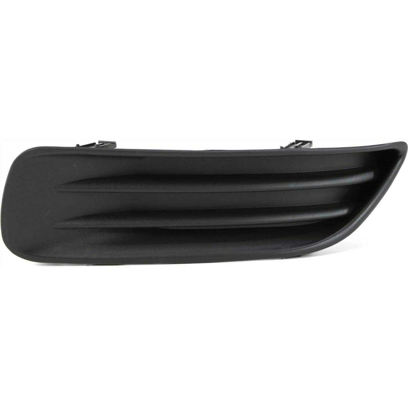 DAT AUTO PARTS Front Left Driver Side Fog Light Bumper Cover Insert Trim Replacement for 2003-2004 Toyota Corolla Except S Model Black Textured Mad...