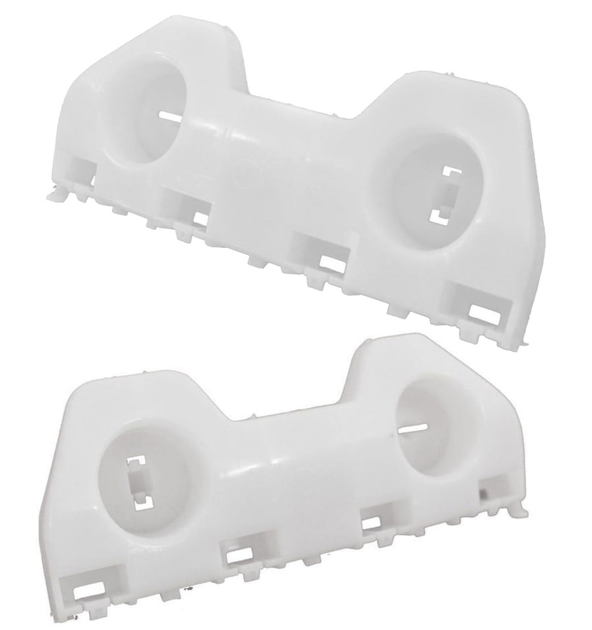DAT AUTO PARTS Front Left Driver & Right Passenger Side Bumper Cover Bracket Insert Set Of 2 Replacement For 2012-2019 Nissan Versa White Textured ...