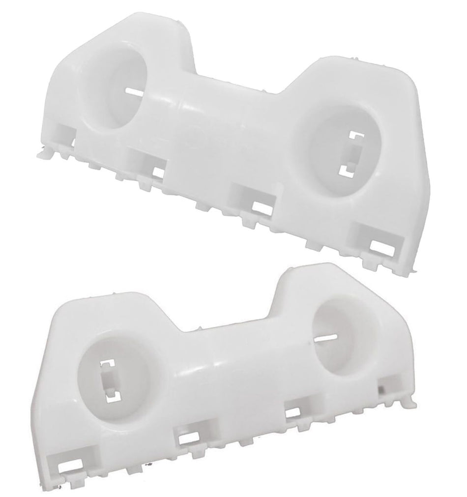 DAT AUTO PARTS Front Left Driver & Right Passenger Side Bumper Cover Bracket Insert Set Of 2 Replacement For 2012-2019 Nissan Versa White Textured ...