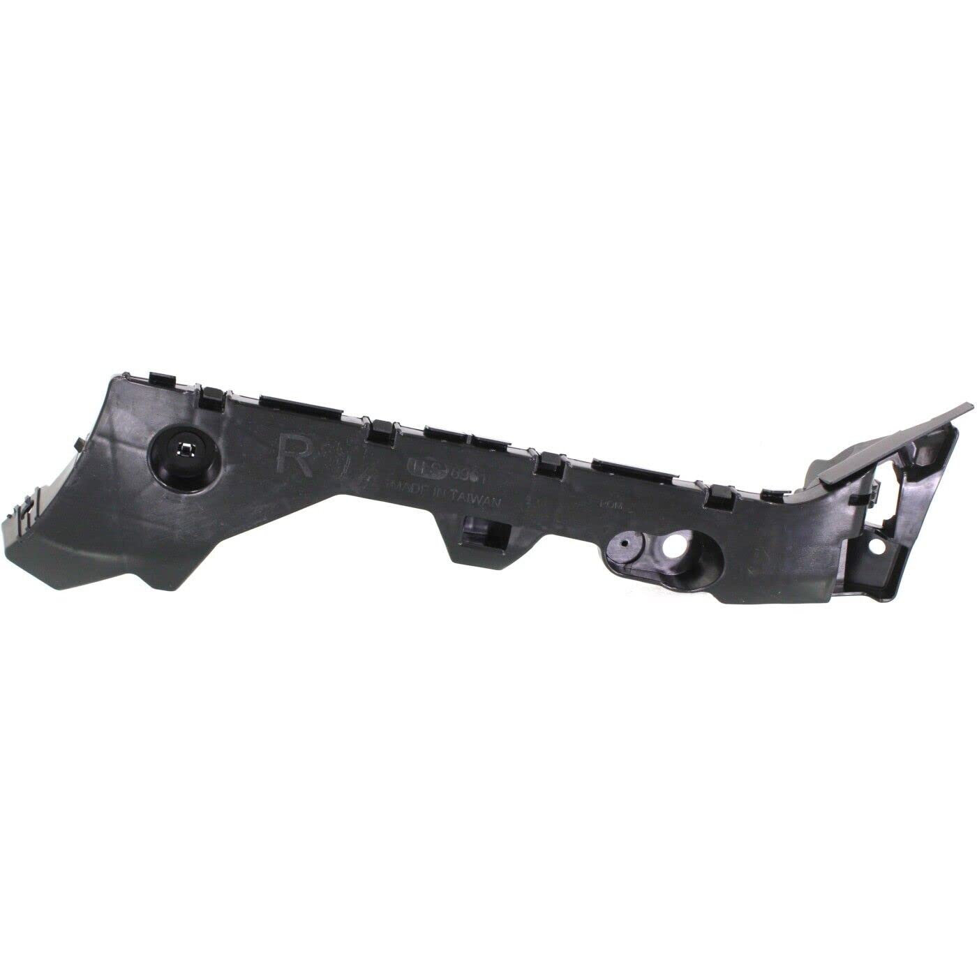 DAT AUTO PARTS Rear Right Passenger Side Bumper Cover Trim Bracket Retainer Molding Replacement For 2010 - 2013 Mazda 3 Black Smooth MA1133101 BBM4...