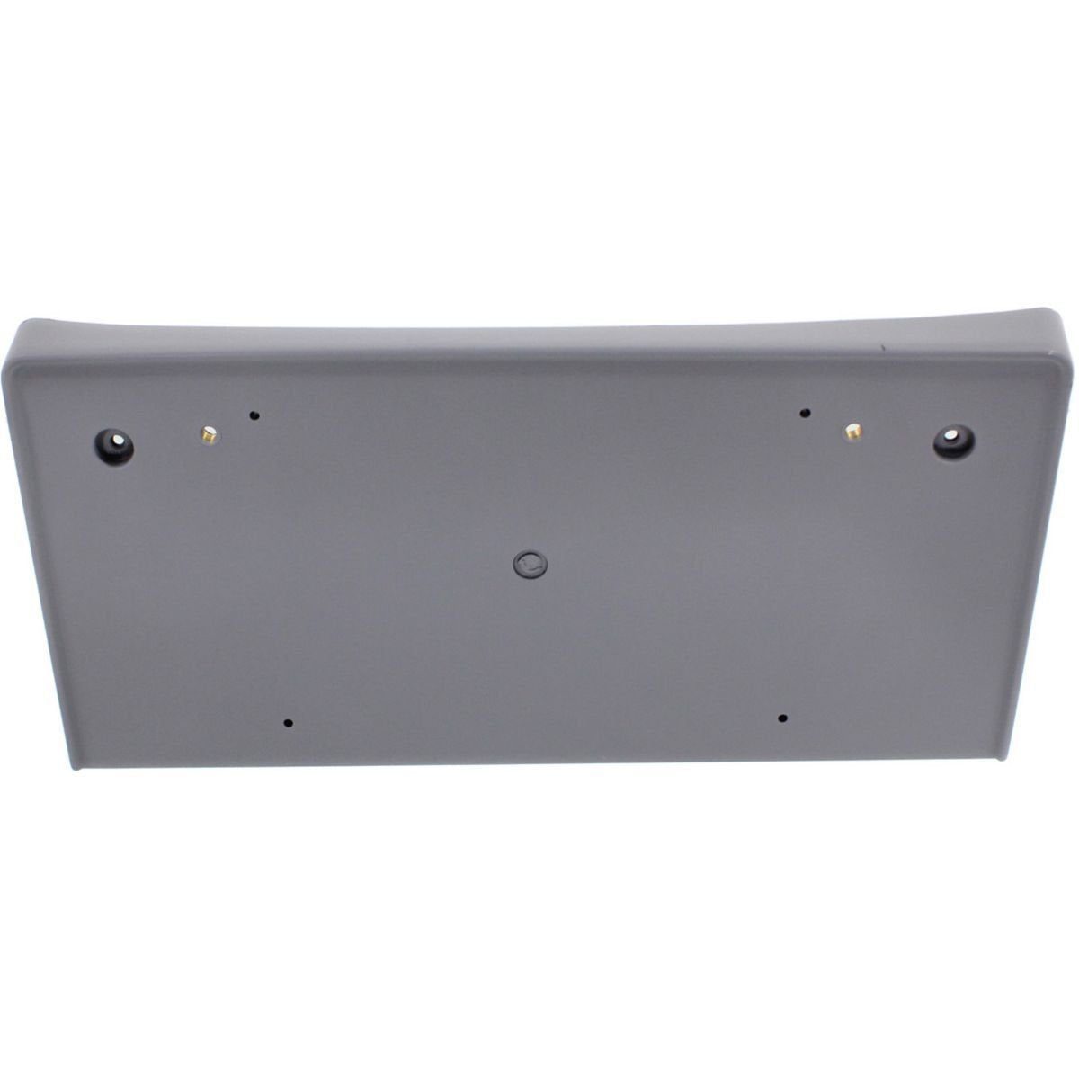 DAT AUTO PARTS Front Bumper License Plate Frame Tag Mounting Bracket Holder Replacement for 2004 - 2010 BMW 5 Series Gray Textured Plastic BM106811...