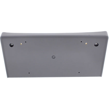 DAT AUTO PARTS Front Bumper License Plate Frame Tag Mounting Bracket Holder Replacement for 2004 - 2010 BMW 5 Series Gray Textured Plastic BM106811...