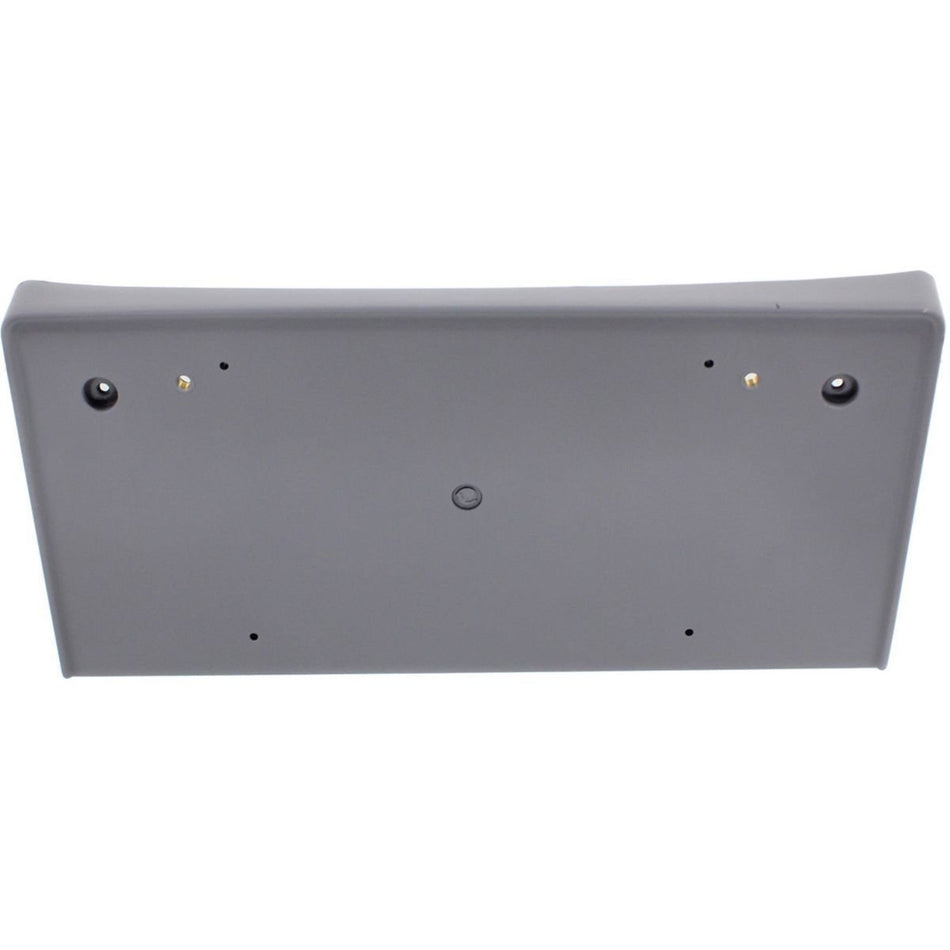 DAT AUTO PARTS Front Bumper License Plate Frame Tag Mounting Bracket Holder Replacement for 2004 - 2010 BMW 5 Series Gray Textured Plastic BM106811...