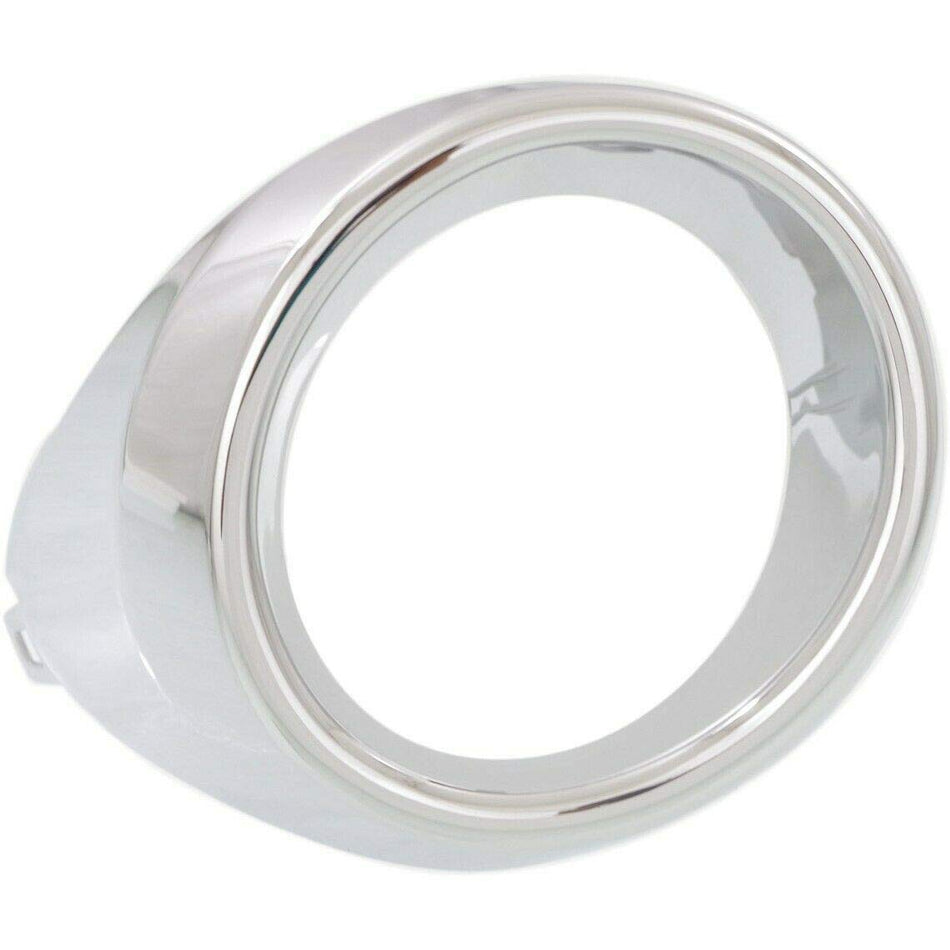 DAT AUTO PARTS Left Front Driver Side Fog Light Bezel Cover Replacement for 2013-2015 Lexus ES350 ES300H Silver Smooth LX1038104 8148233050