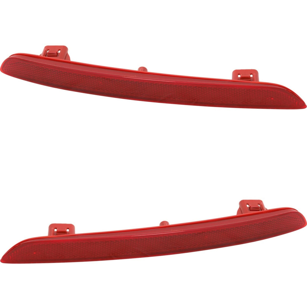 Rear Left & Right PAIR Bumper Reflector, Fits 2022–2026 Honda Civic Sedan, 2024–2026 Acura Integra Type S, 2025–2026 Honda Civic Hybrid, Plastic Re...
