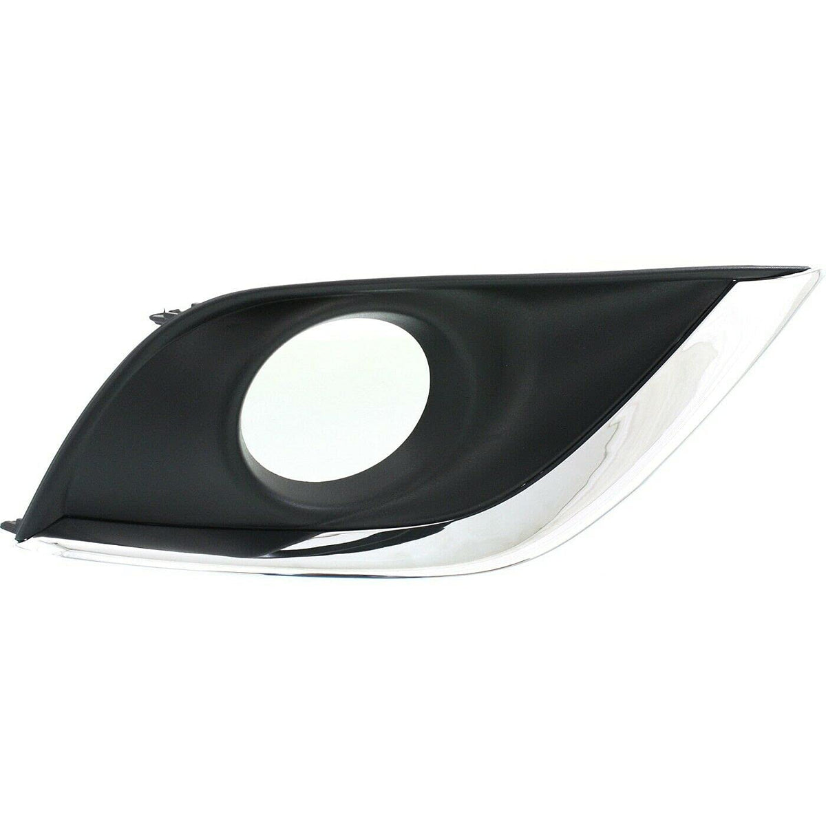 DAT AUTO PARTS Right Front Passenger Side Fog Light Bezel Replacement for 15-19 Nissan Versa Black Textured NI1039134 622566W80A