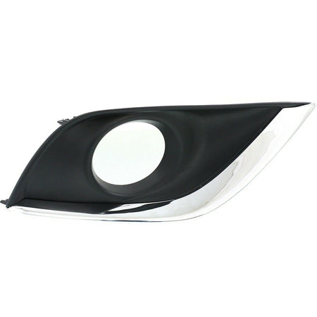 DAT AUTO PARTS Right Front Passenger Side Fog Light Bezel Replacement for 15-19 Nissan Versa Black Textured NI1039134 622566W80A