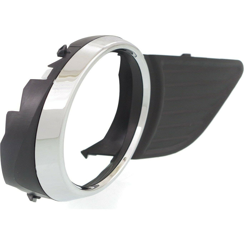 Front Passenger Side Fog Light Bezel for 2011-2017 Toyota Sienna Fits 2011-2017 Toyota Sienna Front Right Passenger Side Textured Black TO1039146